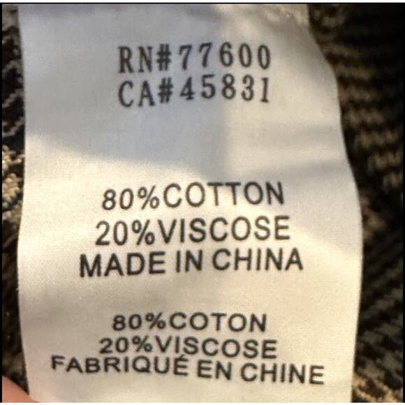 Sandrine Rose Houndstooth Straight Leg Cropped Pants Tan/Brown Women Small NWT - Picture 10 of 10